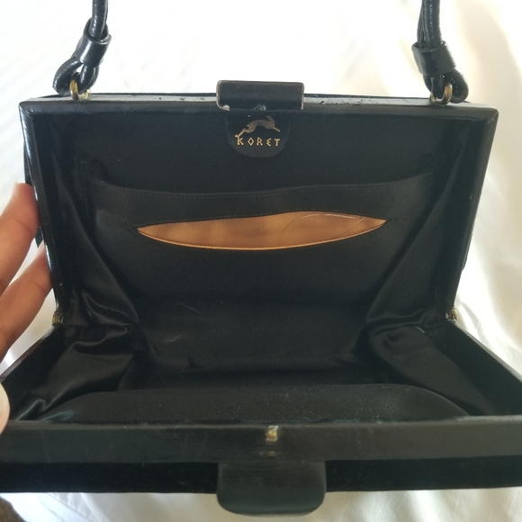 Koret | Vintage Velvet Cocktail Evening Bag - Picture 4 of 8